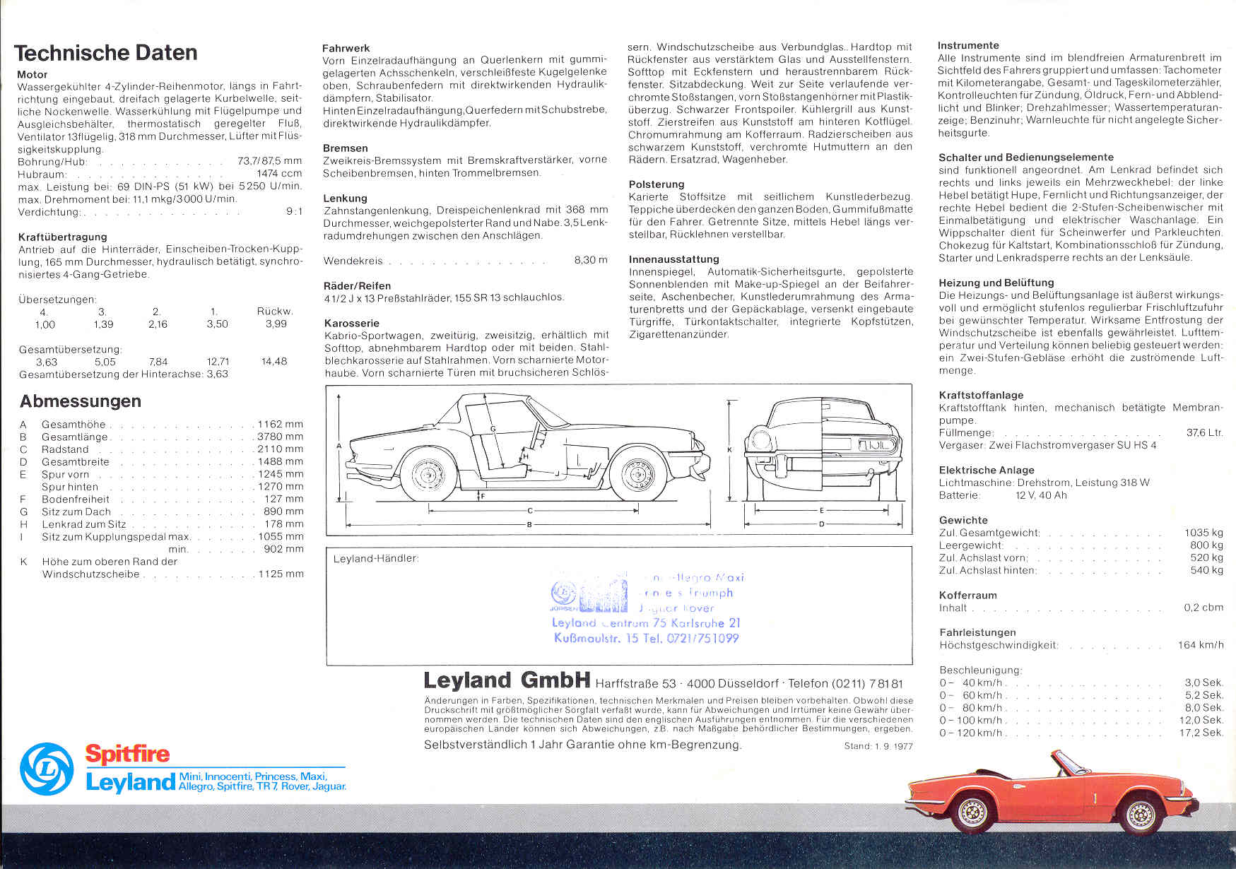 Triumph Spitfire 1500!